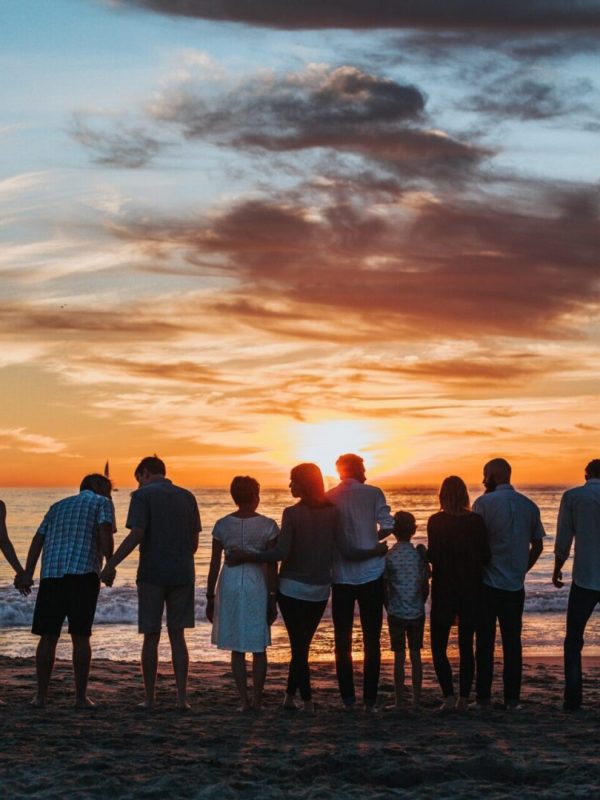 Everyone on the beach